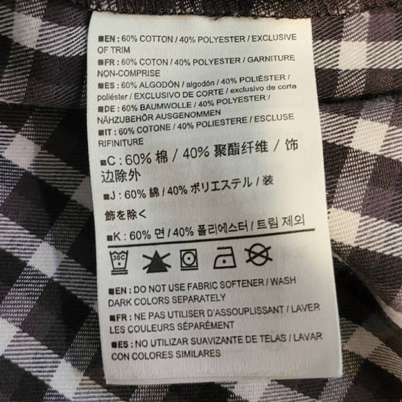 Arc'teryx Men's Flannel Button Down Size Small - Picture 6 of 6